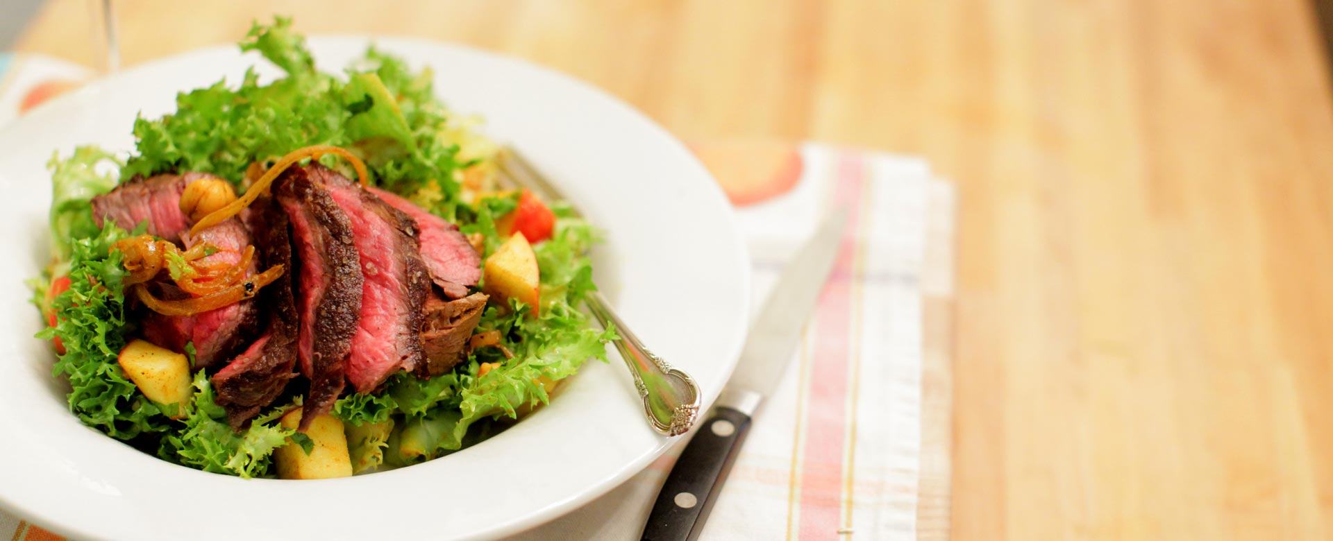 Steak-salad